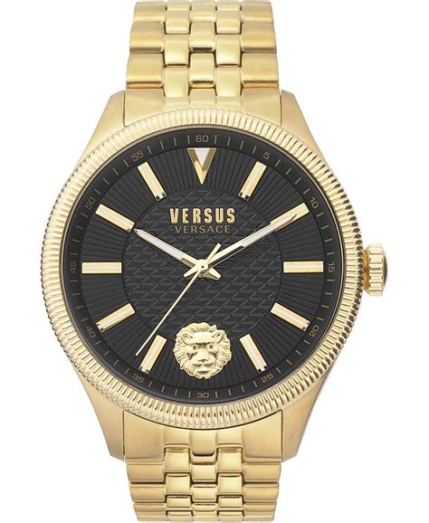 versus versace watch with bracelet|versus Versace colonne men's watch.